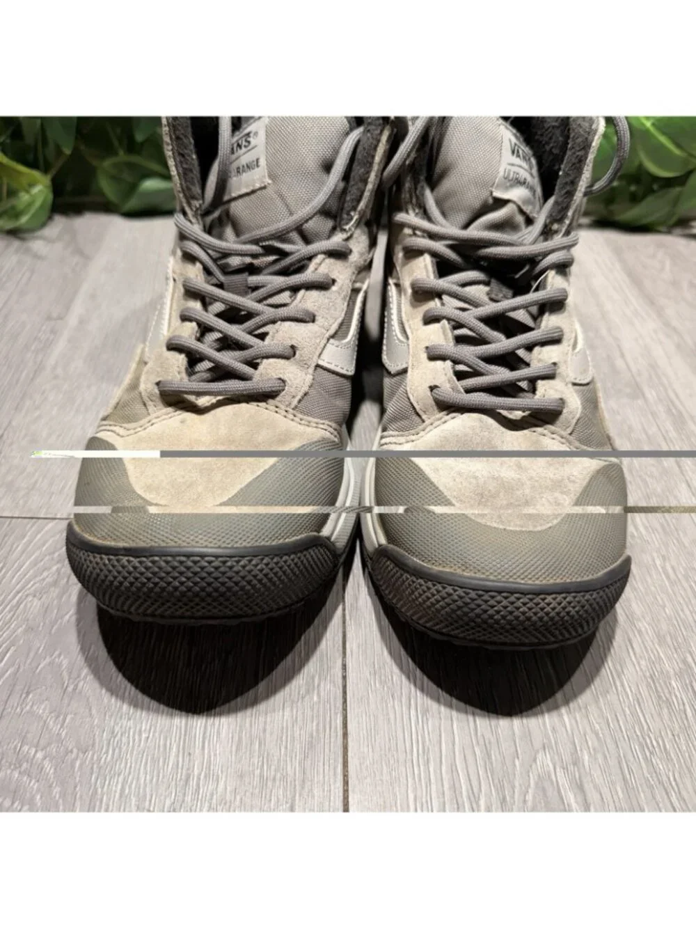 Vans Ultrarange Exo Hi MTE Drizzle Gray Hiking Sneaker Boots Mens Sz 6.5 Women 8
